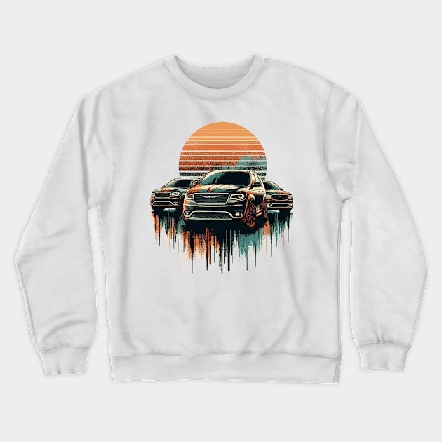 Chrysler Aspen Crewneck Sweatshirt by Vehicles-Art